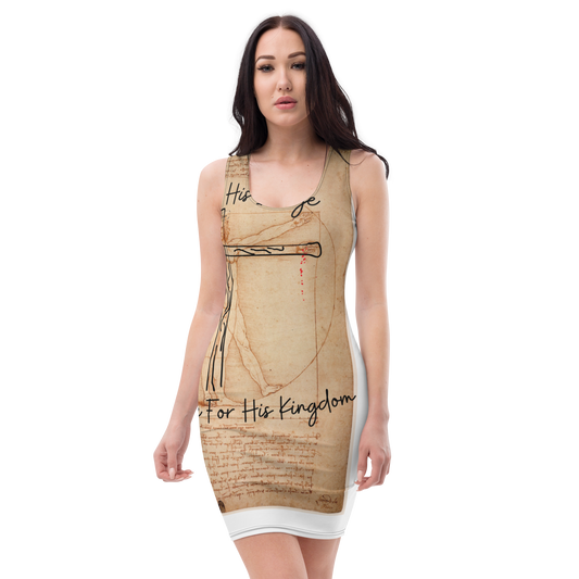 Hand Of God-Vitruvian Bodycon dress