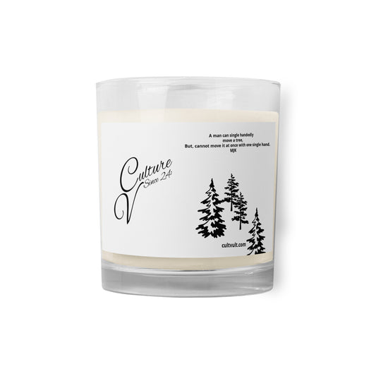 Culture Vulture "Candle Quotes" - Glass jar soy wax candle