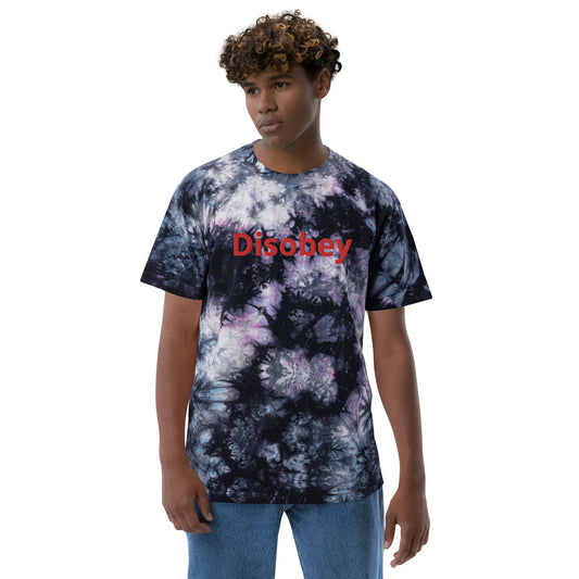 Disobey - "They Die" | Oversized tie-dye t-shirt