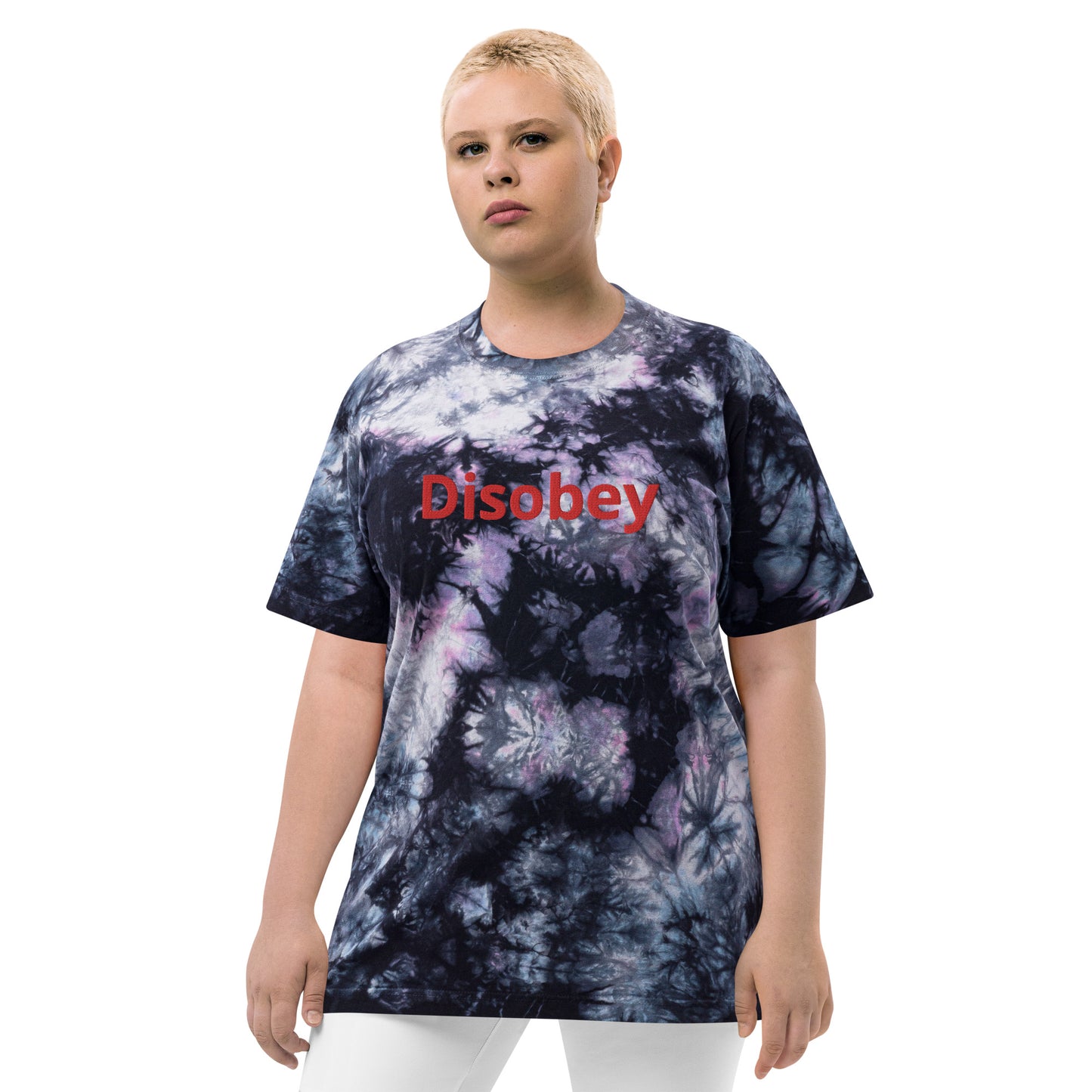 Disobey - "They Die" | Oversized tie-dye t-shirt